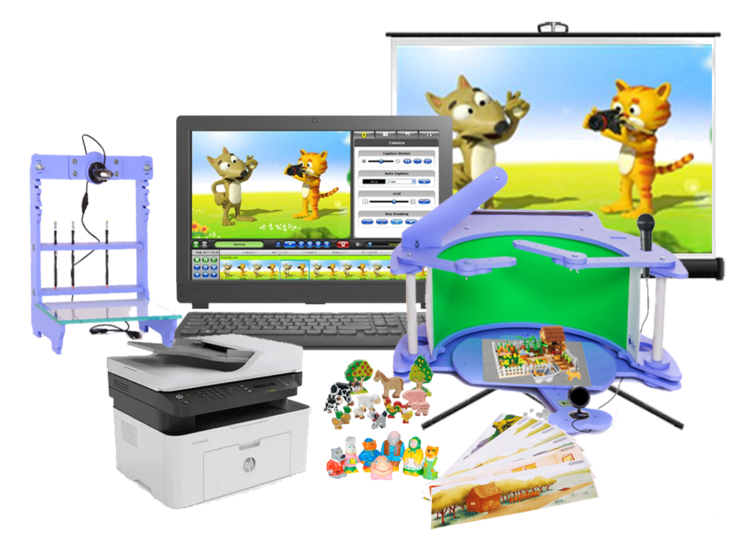 Детская анимационная студия для создания мультфильмов в детском саду и дома!
