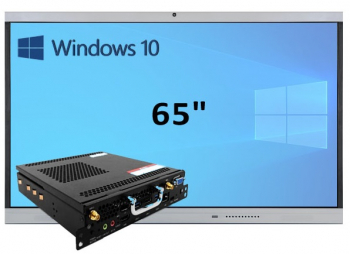 Интерактивная панель 65" (встроенный ПК Win10, Intel i5)